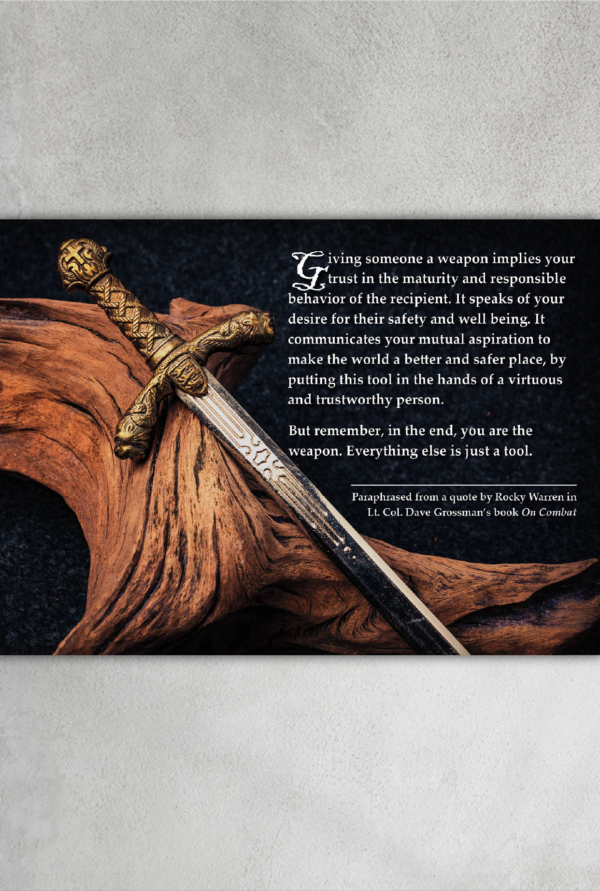 Giving-of-a-Weapon_5x7-e1679680638382