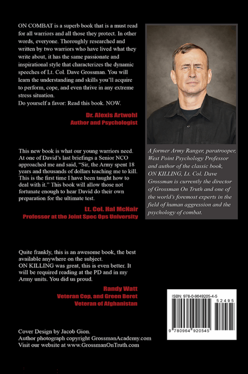 On Combat Cover Back